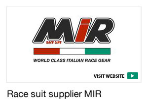 Race suit supplier MIR